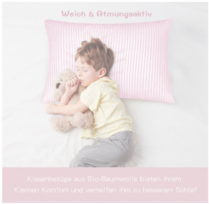 Set 2 Fete de pernă Fittia 40 x 60 cm, din bumbac organic, pentru bebeluși [7]