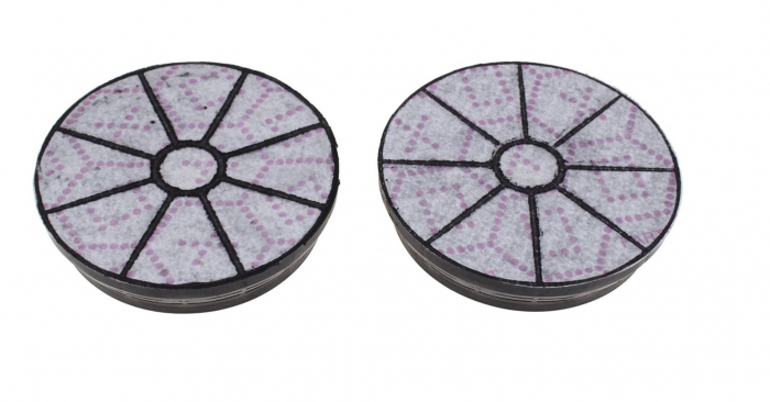 Set 2 filtre de carbon pentru hota, 146 x 30 mm, Model 145, 121g, WPRO 484000008780 [1]