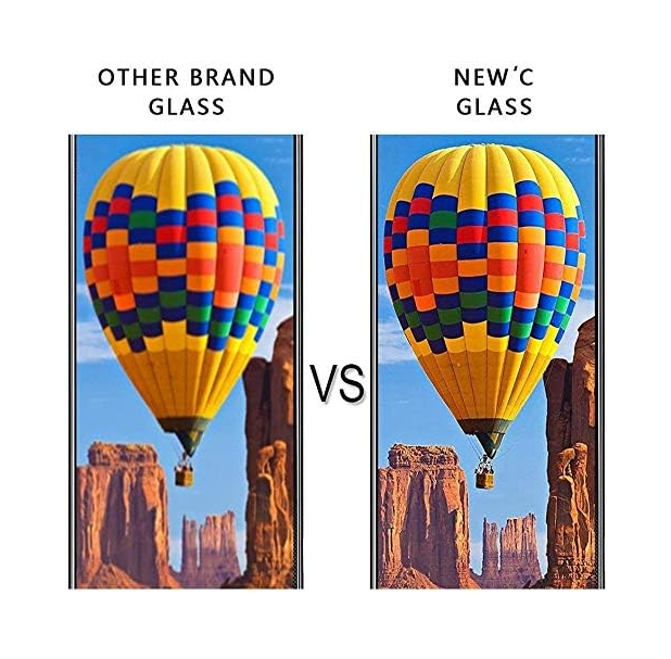 Set 2 Folii de protectie pentru ecran din sticla securizata NEW'C pentru iPhone 11, iPhone XR, duritate 9H [6]