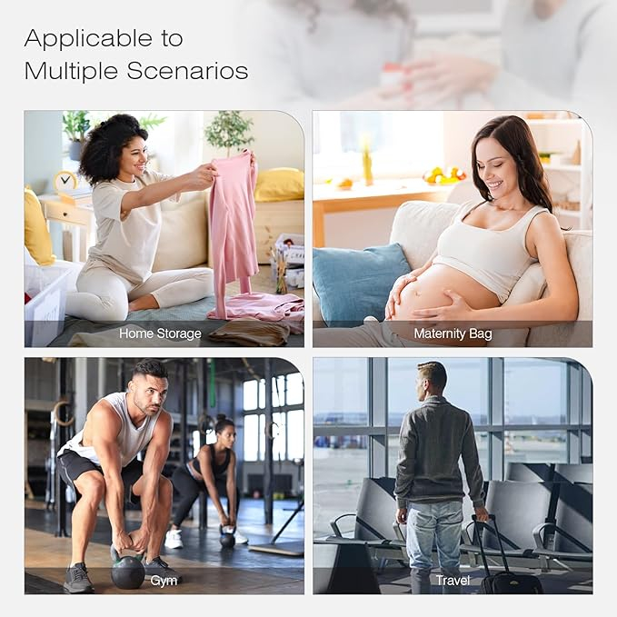 Set 2 genti de calatorie pliabile SPAHER, negru, 40x30x20 cm [5]