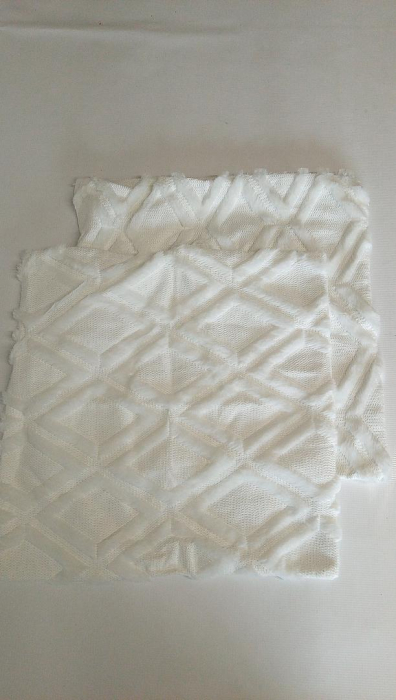 Set 2 Huse de Perna MIULEE, 45 x 45 cm, Alb [2]