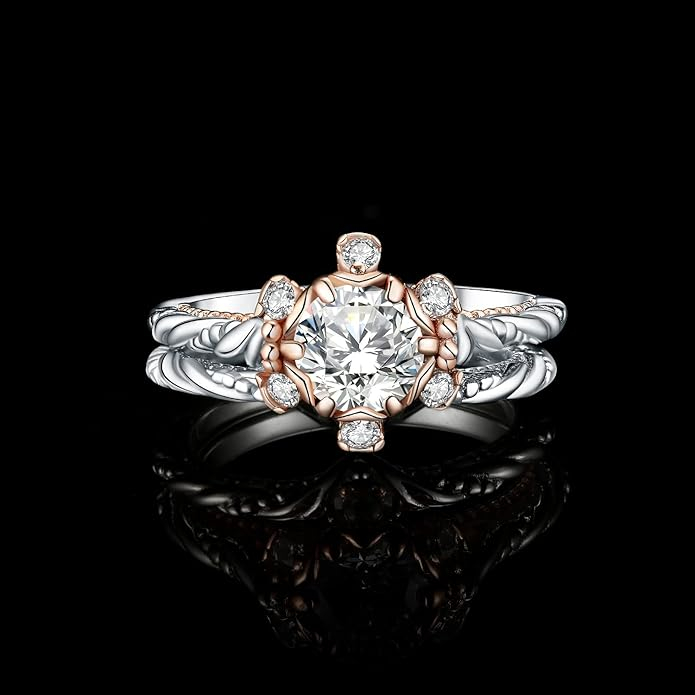 Set 2 inele de logodna pentru femei JewelryPalace [9]
