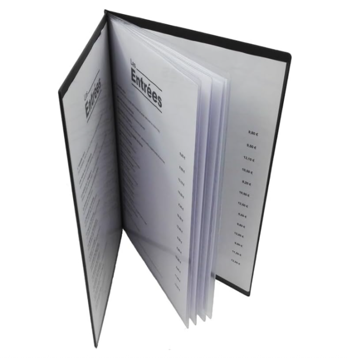 Set 2 meniuri A4, DAG STYLE I Love Menu, PVC, maro [4]