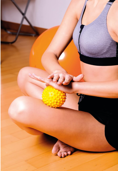 Set 2 Mingi de masaj TONKEY ACTIVE LIFE, 9 cm [4]