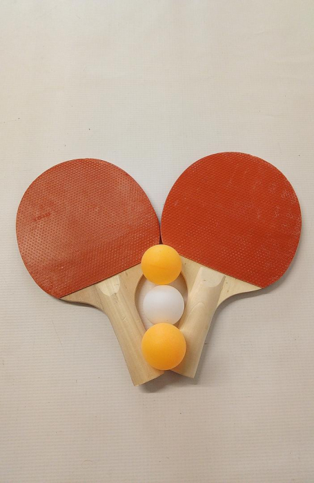 Set 2 palete de tenis de masă SPORTSIDE + 3 mingi [3]