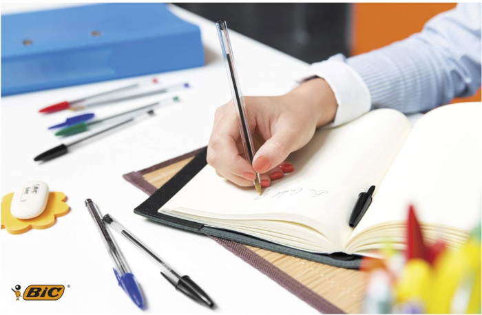 Set 2 pixuri BIC Cristal Mediu, verde [4]