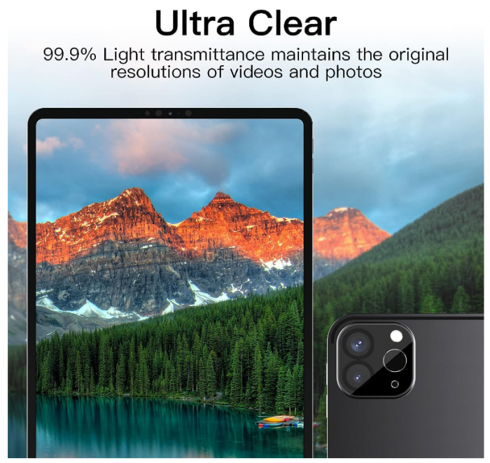 Set 2 protectii camera JETech pentru iPad Pro 11 inchi/12,9 inchi (lansare 2022/2021/2020) [5]