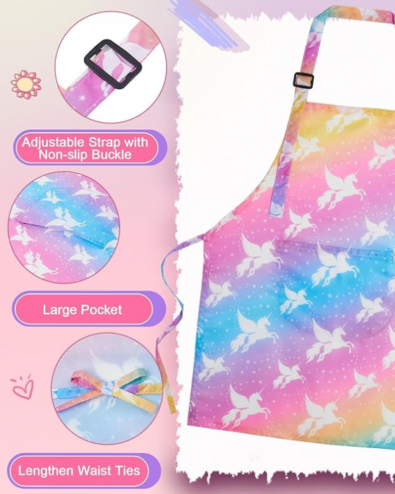 Set 2 sorturi pentru copii, 4-12 ani, pentru gatit sau pictat [10]