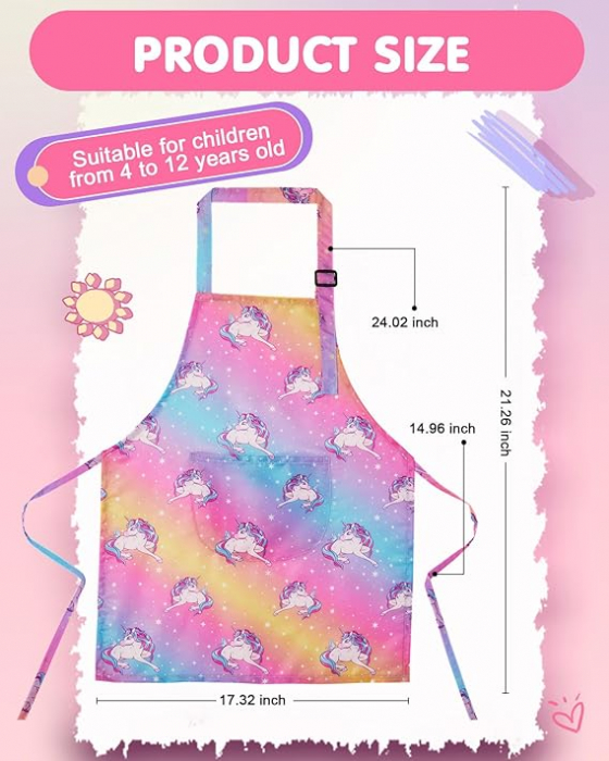 Set 2 sorturi pentru copii, 4-12 ani, pentru gatit sau pictat [9]