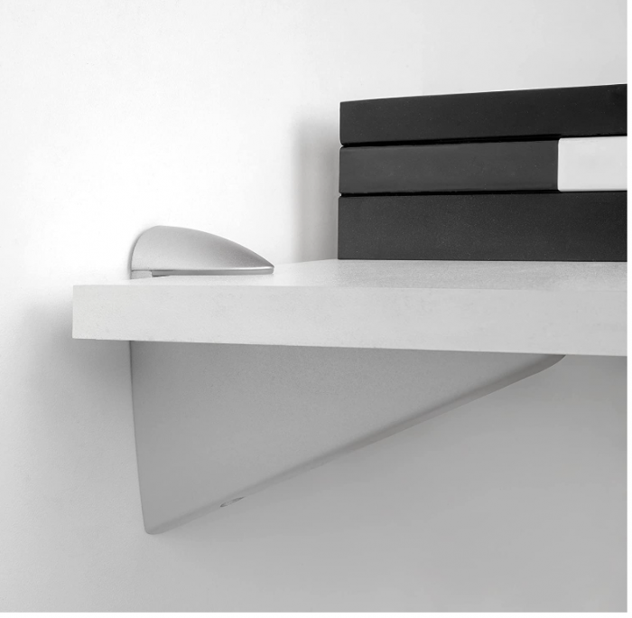 Set 2 suporturi pentru raft, 8-40mm Emuca Halcon, 4009225, finisaj aluminiu vopsit [7]