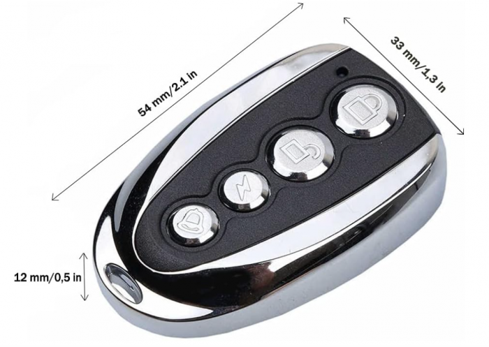 Set 2 Telecomenzi Automatizari Garaj, Porti, Bariere LEYF 2XniceV2-new 433 MHz compatibilă cu Nice Flor-S, DITEC, V2 [6]