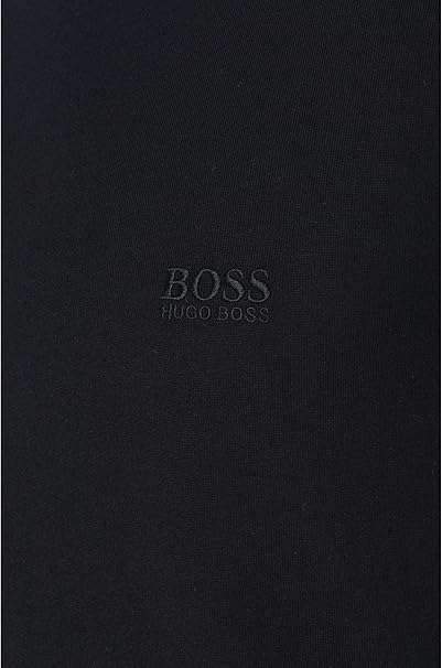 Set 2 tricouri cu maneca scurta pentru barbati Hugo Boss, negru + alb, marime L [6]