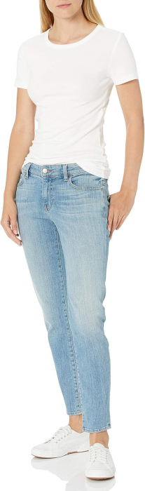 Set 2 tricouri cu maneca scurta pentru femei Amazon Essentials, alb, L [5]