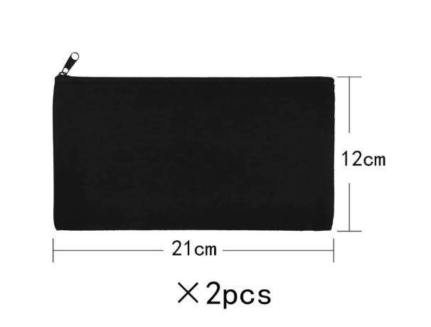 Set 2 truse cu fermoar pentru creioane/ustensile machiaje [2]