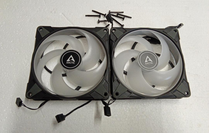 Set 2 ventilatoare Arctic pentru PC, P14 PWM A-RGB, negru [2]