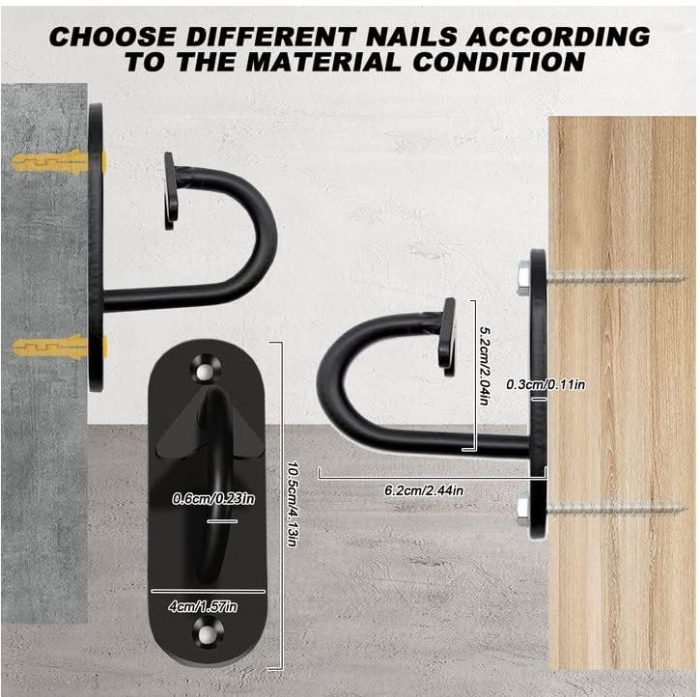 Set 3 ancore de perete pentru benzi de rezistenta Longzhuo [7]