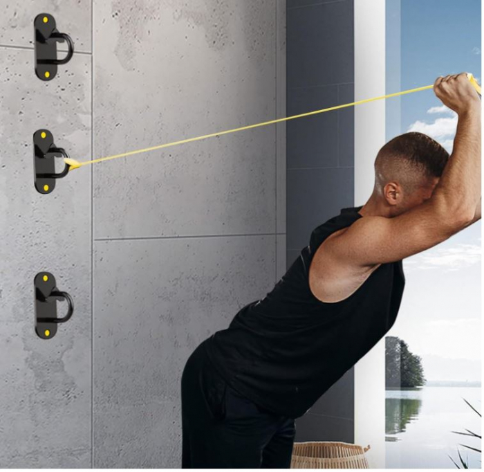 Set 3 ancore de perete pentru benzi de rezistenta Longzhuo [10]