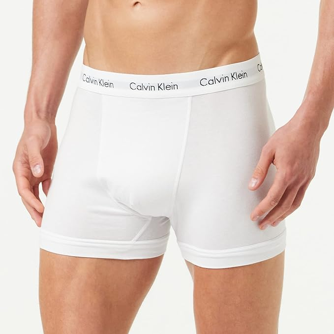 Set 3 boxeri Calvin Klein pentru bărbați, alb, M [3]