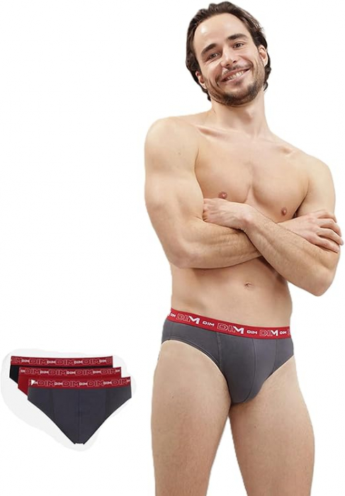 Set 3 chiloti pentru barbati DIM, multicolor, XXL [2]