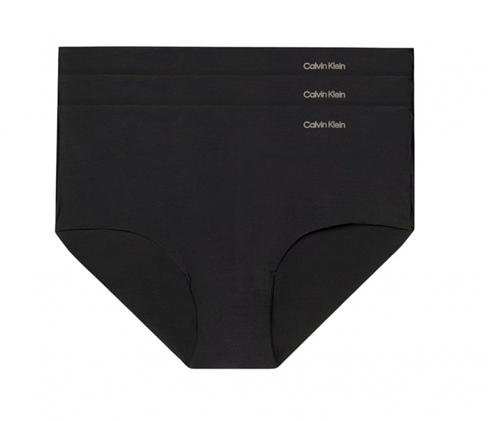 Set 3 chiloti pentru femei Calvin Klein Hipsters 000QD3559E, negru, M [1]
