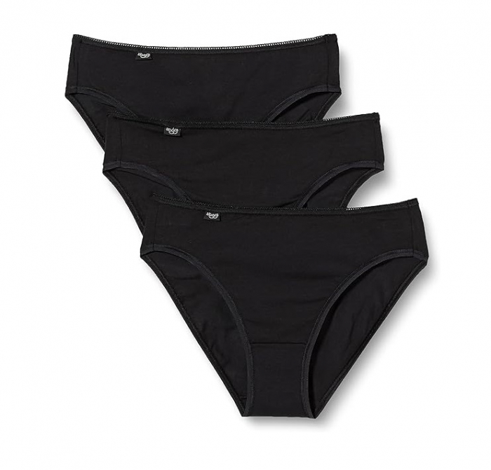 Set 3 chiloti pentru femei  Sloggi 24/7 Cotton Tai C3P, negru, 44 [1]