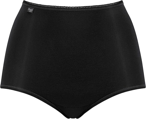 Set 3 chiloti pentru femei Sloggi 24/7 Microfibre Maxi C3P, negru, 46 [2]