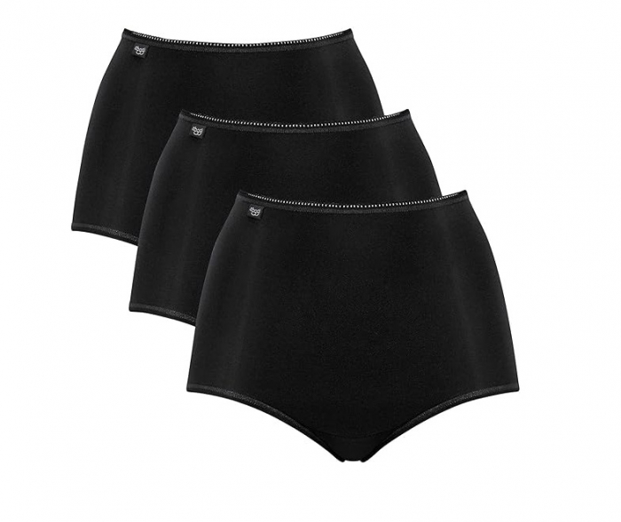 Set 3 chiloti pentru femei Sloggi 24/7 Microfibre Maxi C3P, negru, 46 [1]