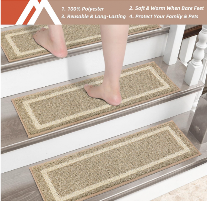 Set 3 Covorase pentru Scari Interiore COZY HOMEER, 22 x 70 cm [5]