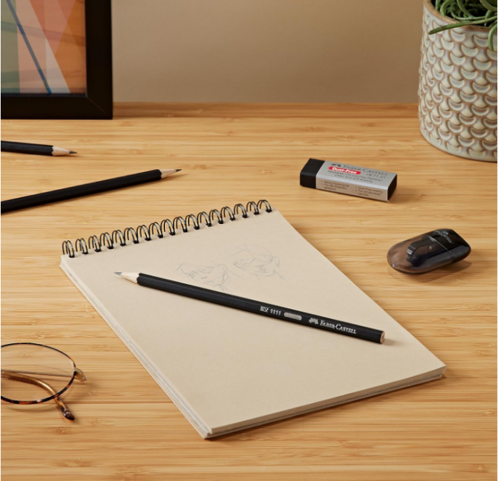 Set 3 creioane Faber-Castell 1111 - HB, cu radiera si ascutitoare [5]