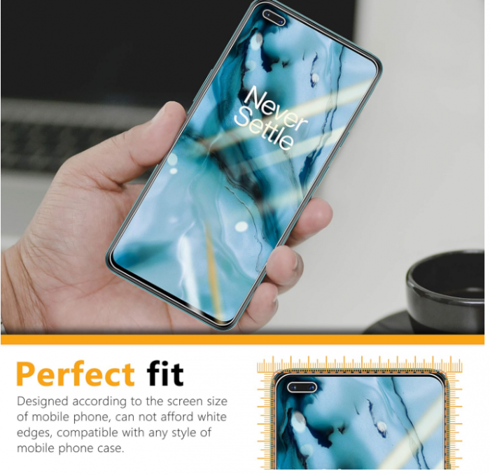 Set 3 folii protectie ecran din sticla securizata UniqueMe pentru Oneplus Nord [7]