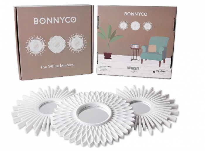 Set 3 Oglinzi Decorative de Perete BONNYCO [3]