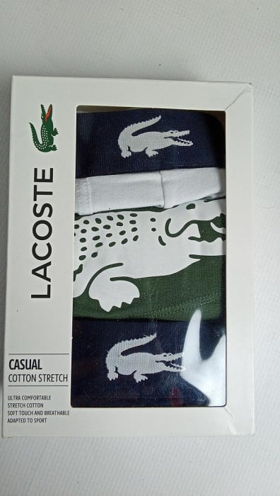 Set 3 perechi Boxeri pentru bărbați Lacoste 5h1803, Marimea M (83-89cm) [2]