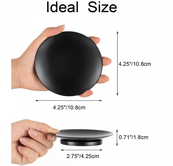 Set 3 suporturi pentru lumânări rotunde Inweder, 11 cm [6]