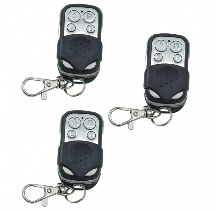 Set 3 telecomenzi universale, cod fix, cu frecventa de 433,92 MHz, pentru poarta automata [5]