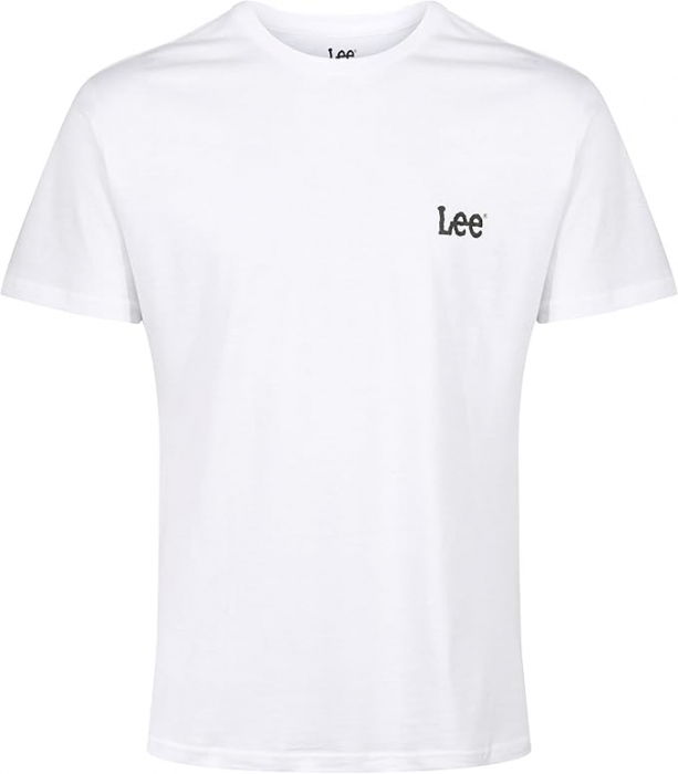 Set 3 tricouri cu maneca scurta pentru barbati Lee, negru/alb/gri, M [3]