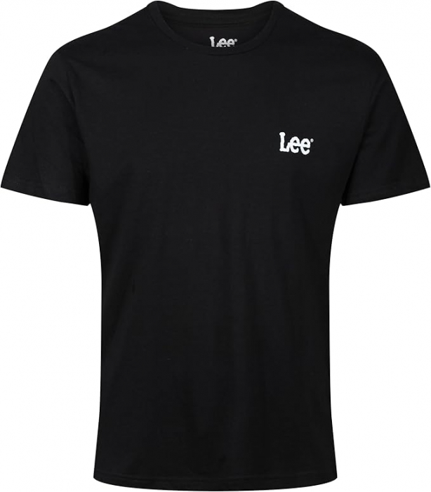 Set 3 tricouri cu maneca scurta pentru barbati Lee, negru/alb/gri, M [4]