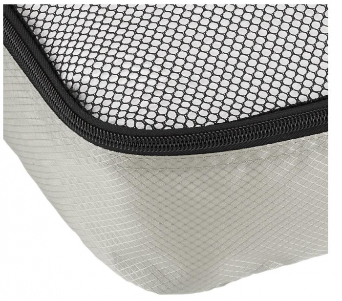 Set 4 huse organizare bagaj Amazon Basics, 2 medii și 2 mari, gri [6]