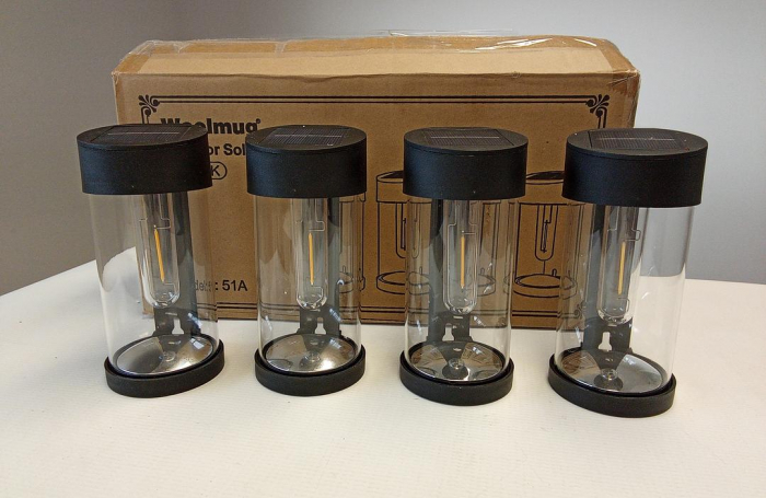 Set 4 lampi solare pentru exterior Woolmug, fara fir, impermeabile [2]