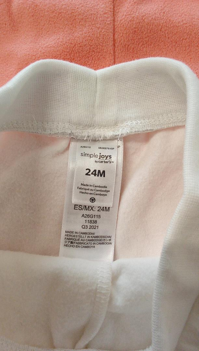 Set 4 pantaloni pentru fetite Simple Joys by Carter's baby-girls, Marimea 24M (24 luni) [3]