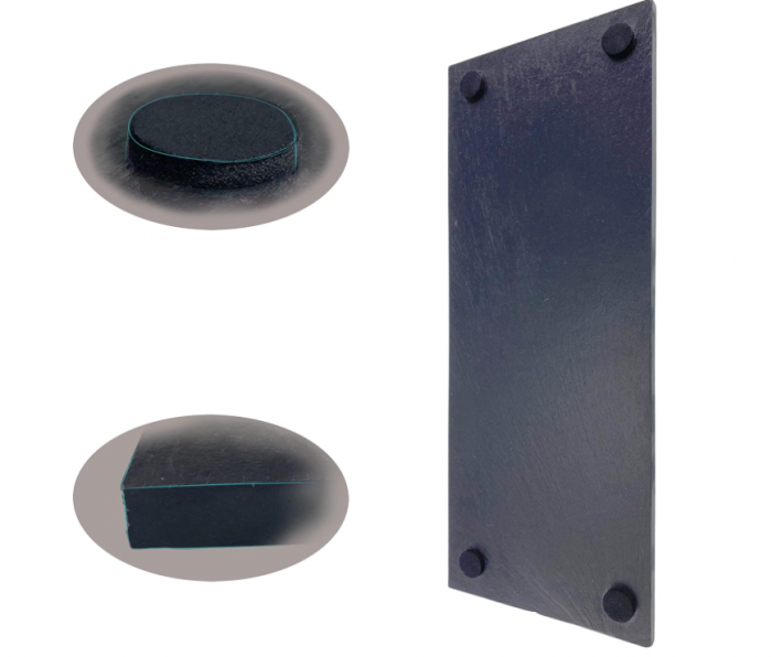 Set 4 platouri dreptunghiulare din ardezie Lebrun, 25 x 10 cm [5]