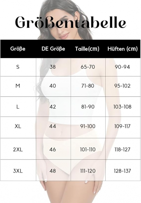 Set 6 chiloti pentru femei ALTHEANRAY AWB3020, bej, M [4]