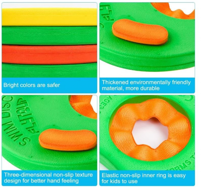 Set 6 discuri de inot Wishstar pentru copii 3-6 ani, multicolor [6]