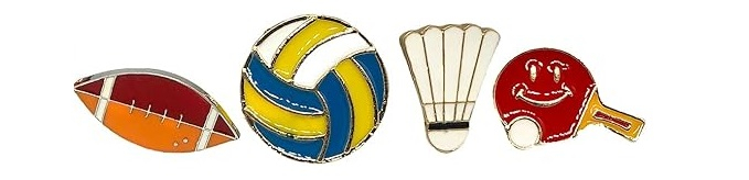 Set 6 insigne sport EurHouse, din fier [5]