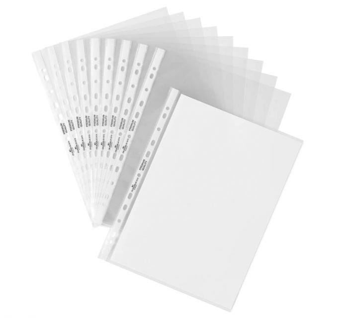 Set 7 folii A4 pentru portofoliu Hunke & Jochheim DURABLE, 0.08 mm [3]