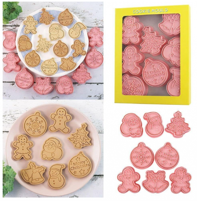 Set 8 forme de prăjituri de Crăciun [3]