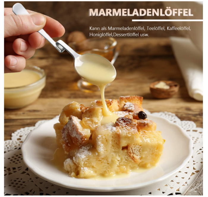 Set 8 linguri de oțel inoxidabil cu mânere curbate Sinzau [2]