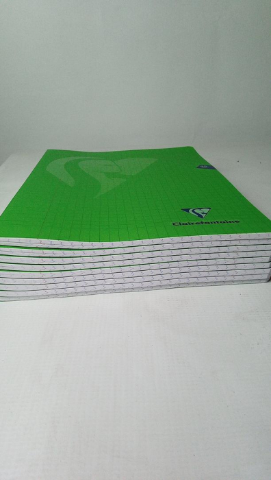 Set 9 caiete metrice A4 Clairefontaine 353361C, 96 de pagini/caiet, verde [3]