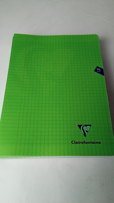 Set 9 caiete metrice A4 Clairefontaine 353361C, 96 de pagini/caiet, verde [2]