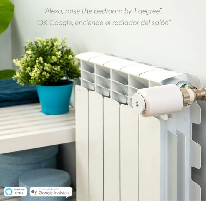 Set cap termostatic inteligent Garza Smart pentru radiator + pod Zigbee 3.0, compatibil cu Alexa și Google [5]