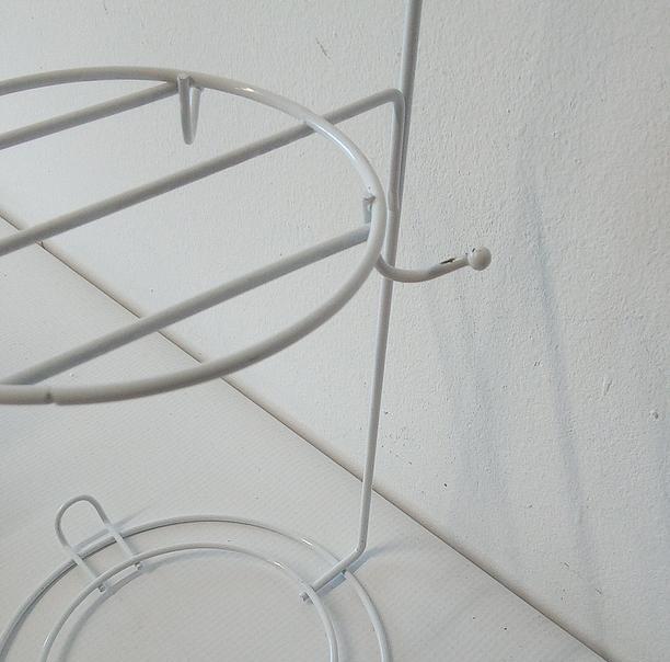 Set ceainic din ceramică MIAMIO, 1 litru, 4 căni, farfurii din bambus, alb [5]